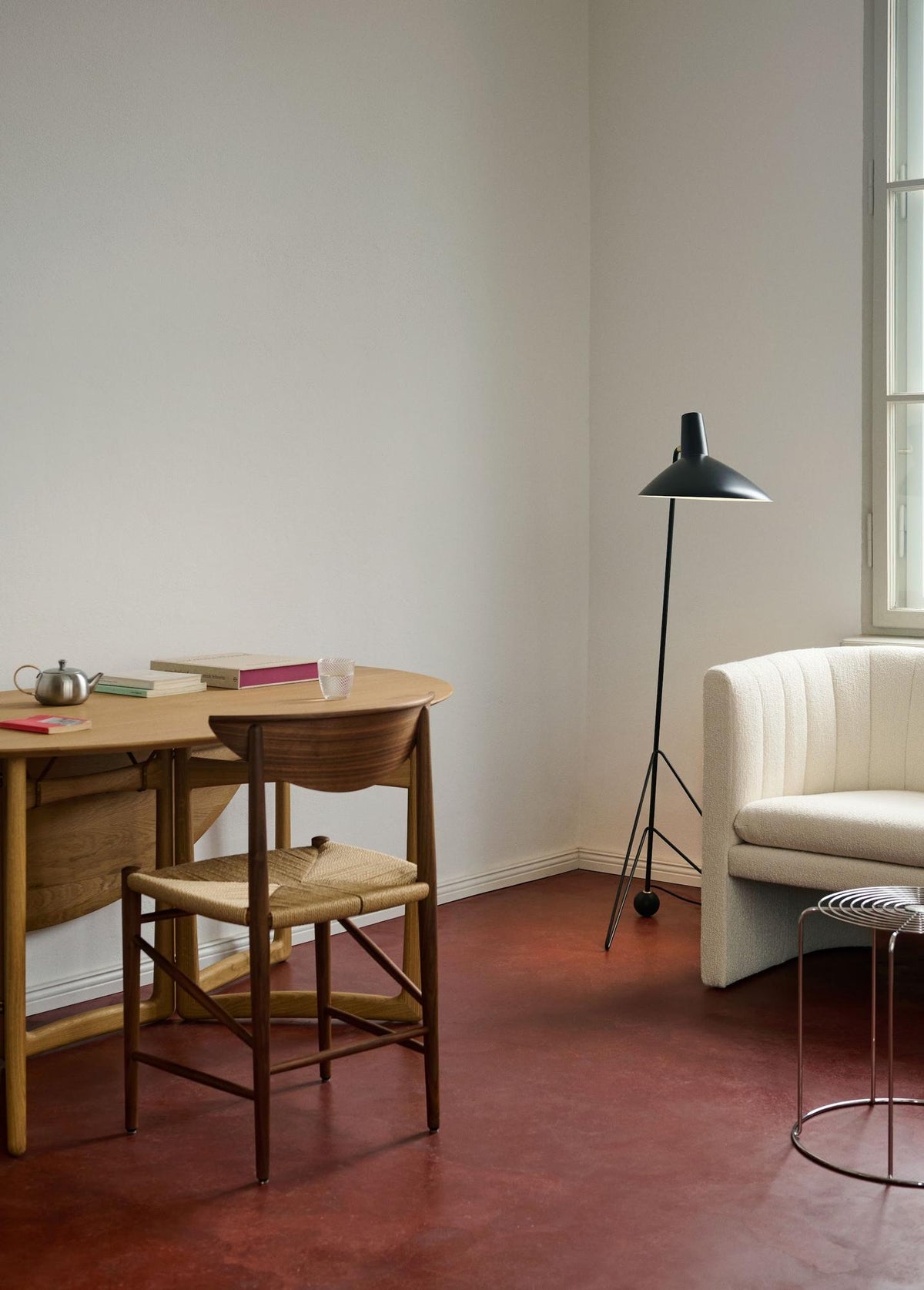 Canapé 3 places Loafer SC26 de Space Copenhagen - &amp;Tradition-Tissu groupe 1-The Woods Gallery
