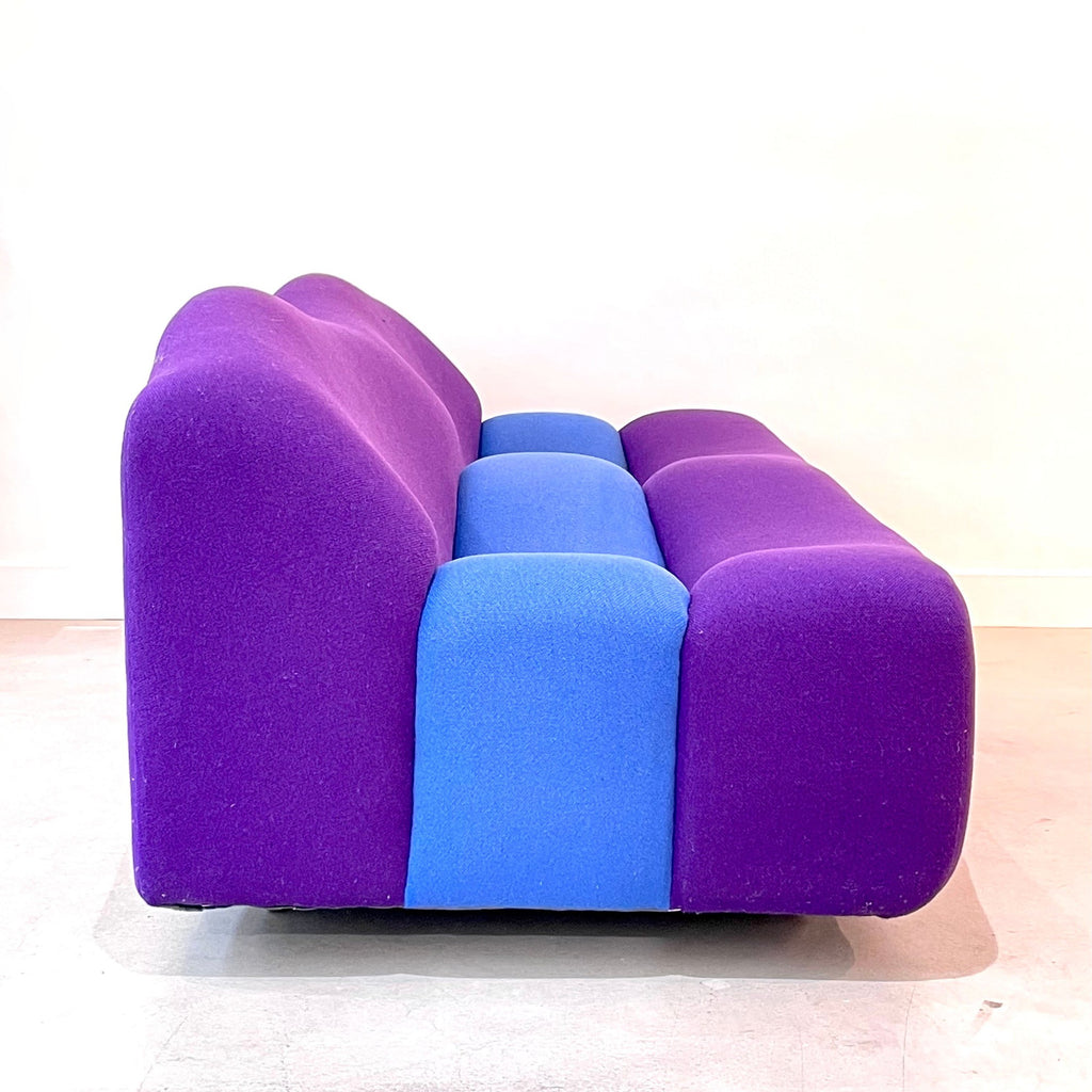 Canapé ABCD violet et bleu de Pierre Paulin - Artifort - Vintage-The Woods Gallery