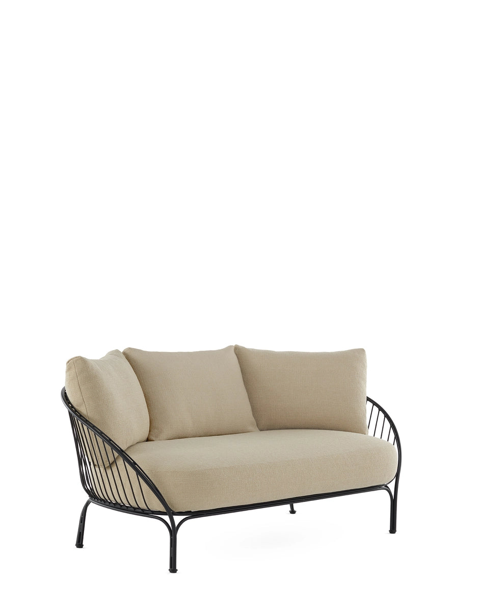 Canapé + Coussins Hiray Sofa - Ludovica + Roberto Palomba - Kartell-Bleu-The Woods Gallery