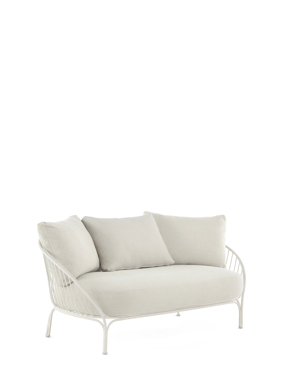 Canapé + Coussins Hiray Sofa - Ludovica + Roberto Palomba - Kartell-Bleu-The Woods Gallery