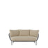 Canapé + Coussins Hiray Sofa - Ludovica + Roberto Palomba - Kartell-Noir-beige-The Woods Gallery