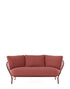 Canapé + Coussins Hiray Sofa - Ludovica + Roberto Palomba - Kartell-Rouge brique-The Woods Gallery