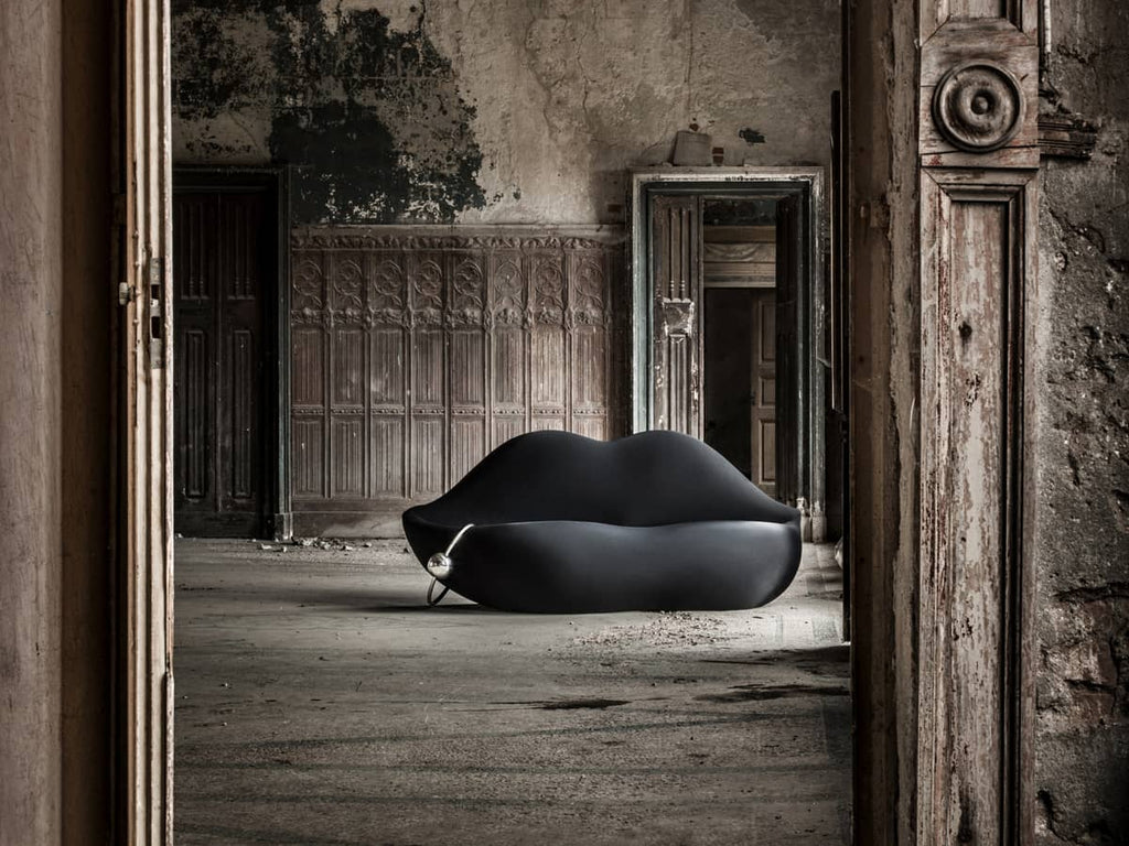 Canapé Dark Lady Bocca Sofa édition limitée 500 ex de Studio 65 / L 212 cm - Gufram-The Woods Gallery