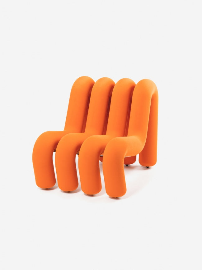 Canapé Extra Bold de Big Game - Moustache-Bleu-1 place - 4 tubes (L: 72 cm P: 99 cm H: 71 cm)-The Woods Gallery