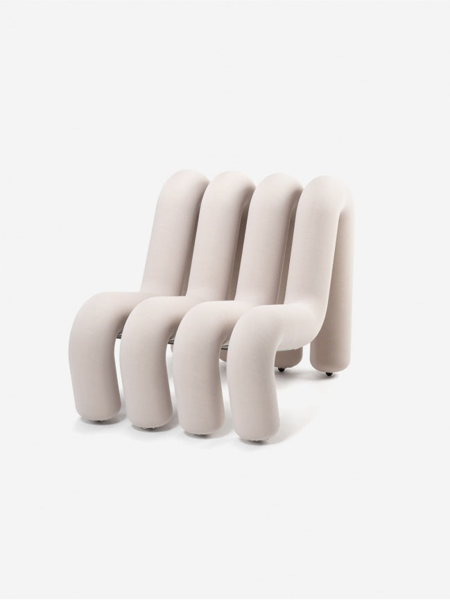 Canapé Extra Bold de Big Game - Moustache-Bleu-1 place - 4 tubes (L: 72 cm P: 99 cm H: 71 cm)-The Woods Gallery