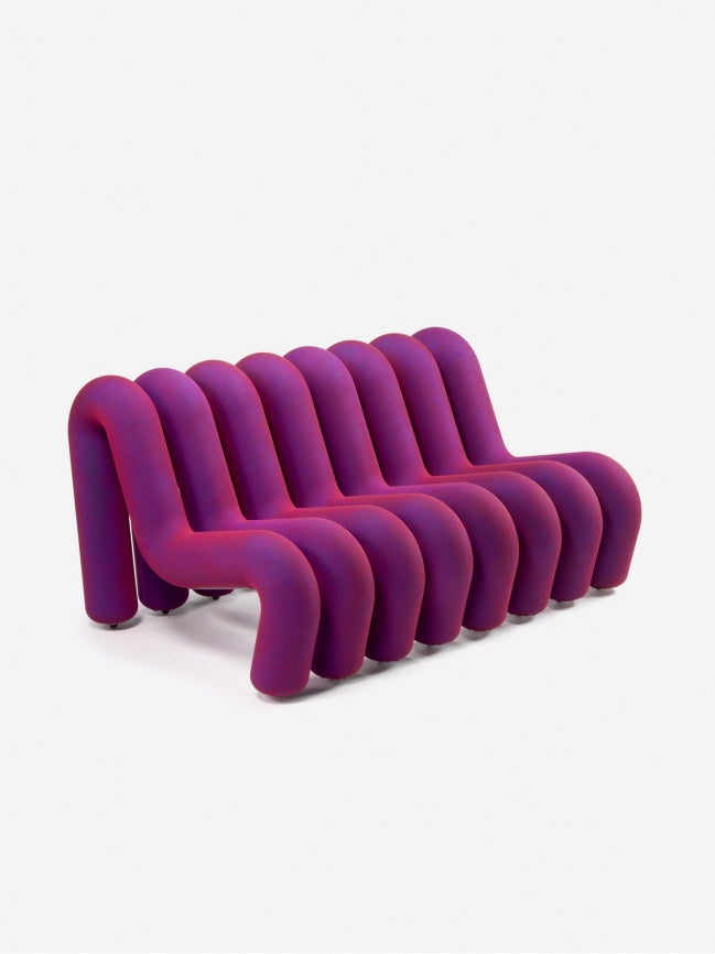 Canapé Extra Bold de Big Game - Moustache-Bleu-1 place - 4 tubes (L: 72 cm P: 99 cm H: 71 cm)-The Woods Gallery