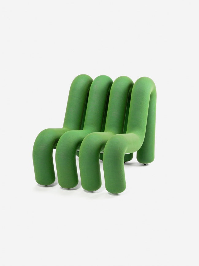 Canapé Extra Bold de Big Game - Moustache-Bleu-1 place - 4 tubes (L: 72 cm P: 99 cm H: 71 cm)-The Woods Gallery