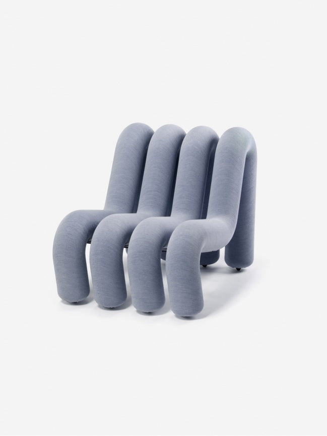 Canapé Extra Bold de Big Game - Moustache-Bleu-1 place - 4 tubes (L: 72 cm P: 99 cm H: 71 cm)-The Woods Gallery