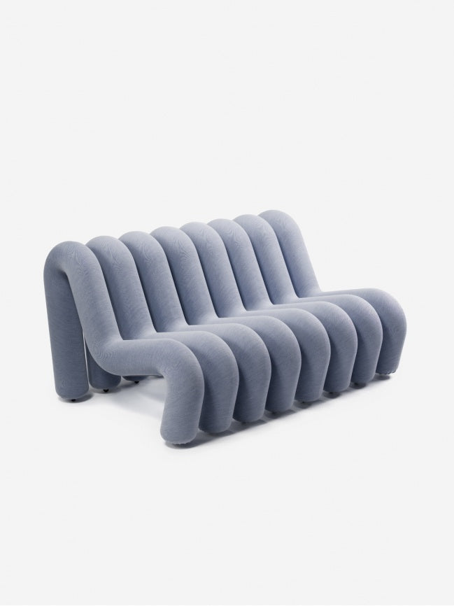 Canapé Extra Bold de Big Game - Moustache-Bleu-1 place - 4 tubes (L: 72 cm P: 99 cm H: 71 cm)-The Woods Gallery