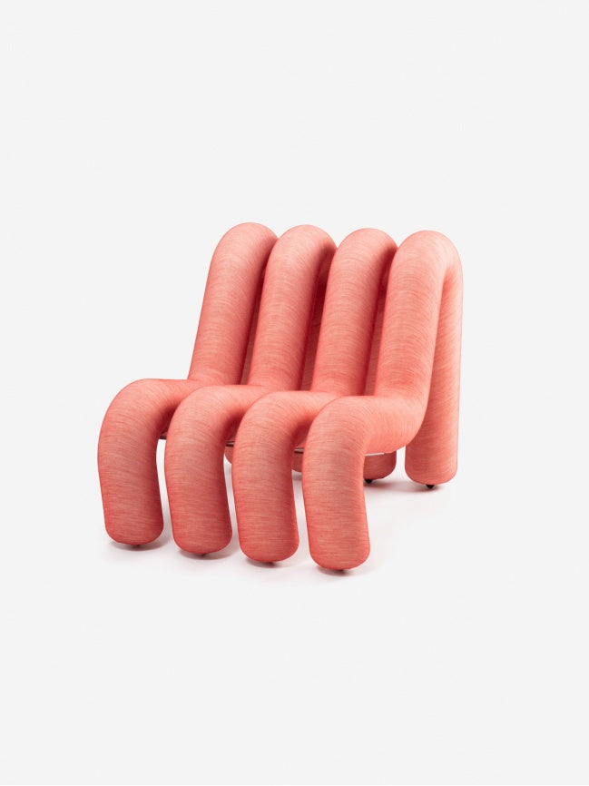 Canapé Extra Bold de Big Game - Moustache-Bleu-1 place - 4 tubes (L: 72 cm P: 99 cm H: 71 cm)-The Woods Gallery