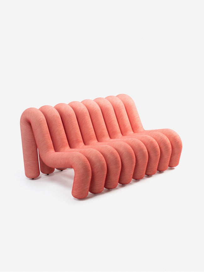 Canapé Extra Bold de Big Game - Moustache-Bleu-1 place - 4 tubes (L: 72 cm P: 99 cm H: 71 cm)-The Woods Gallery