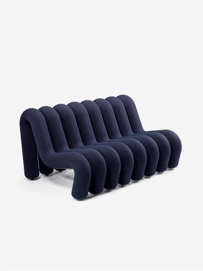 Canapé Extra Bold de Big Game - Moustache-Bleu-1 place - 4 tubes (L: 72 cm P: 99 cm H: 71 cm)-The Woods Gallery