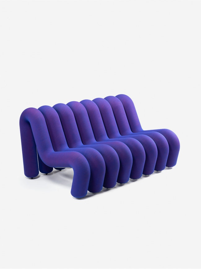 Canapé Extra Bold de Big Game - Moustache-Bleu-1 place - 4 tubes (L: 72 cm P: 99 cm H: 71 cm)-The Woods Gallery