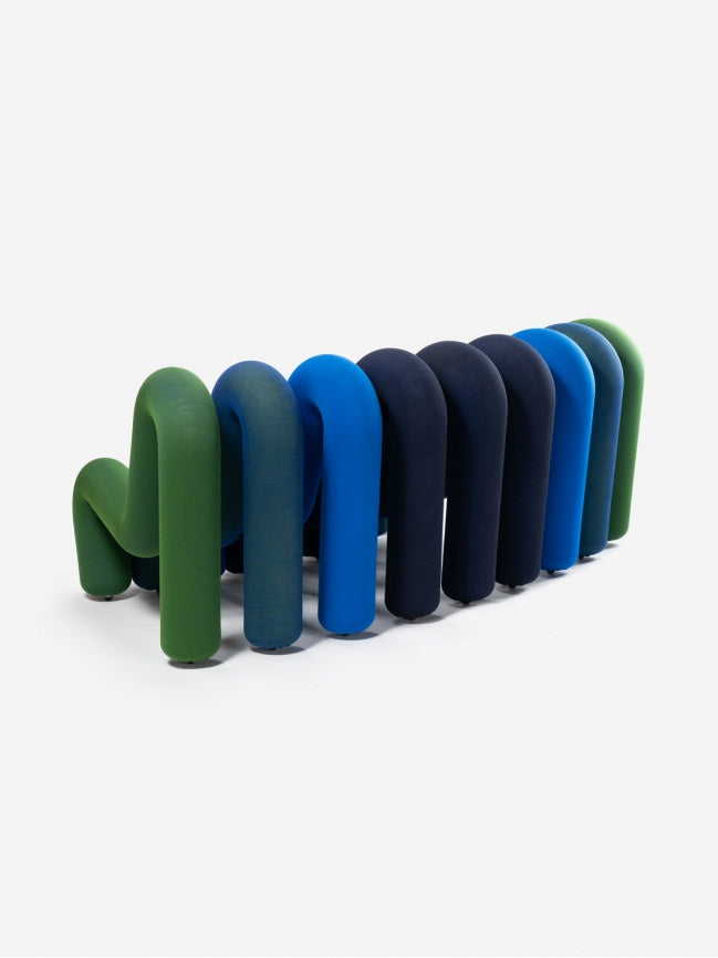 Canapé Extra Bold de Big Game - Moustache-Bleu-1 place - 4 tubes (L: 72 cm P: 99 cm H: 71 cm)-The Woods Gallery