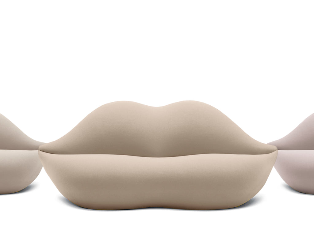 Canapé New Bocca Sofa unlimited edition de Studio 65 / L 212 cm - Gufram-Crème Cream 810-The Woods Gallery