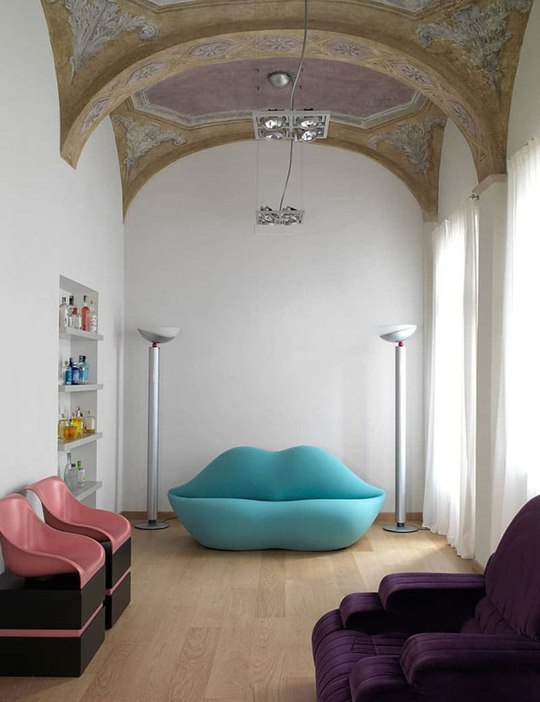 Canapé New Bocca Sofa unlimited edition de Studio 65 / L 212 cm - Gufram-Rouge Red 011-The Woods Gallery