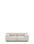 Canapé Plastics Outdoor 2 places de Piero Lissoni - Kartell-Blanc-The Woods Gallery
