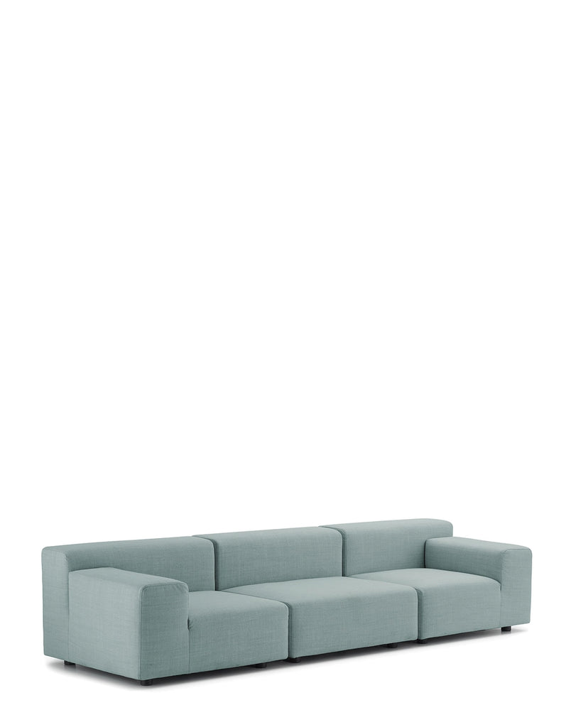 Canapé Plastics Outdoor 3 places de Piero Lissoni - Kartell-Blanc-The Woods Gallery