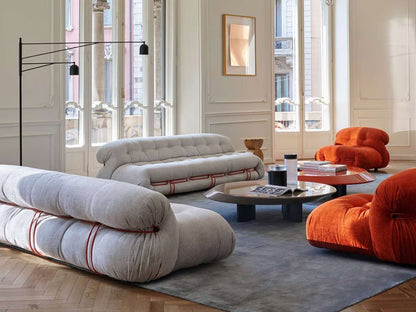 Canapé Soriana Luxor Perla 13L023 par Afra &amp; Tobia Scarpa - Cassina-The Woods Gallery