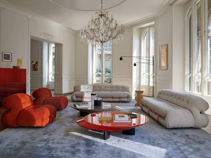 Canapé Soriana Luxor Perla 13L023 par Afra &amp; Tobia Scarpa - Cassina-The Woods Gallery