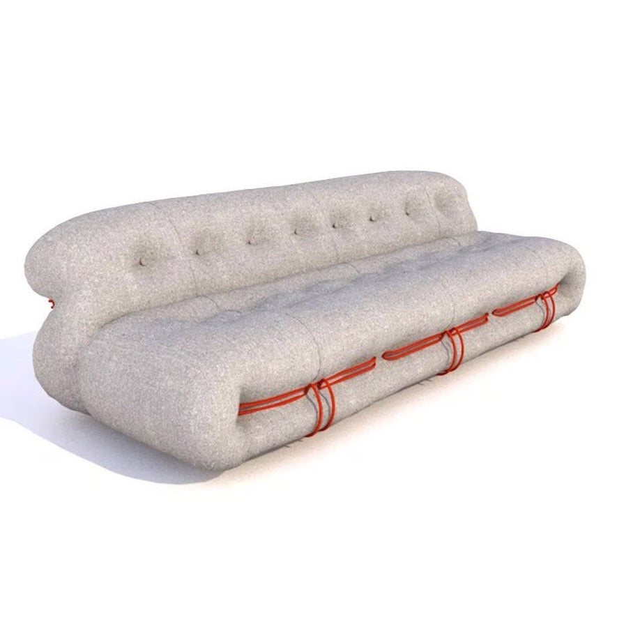Canapé Soriana Luxor Perla 13L023 par Afra &amp; Tobia Scarpa - Cassina-The Woods Gallery