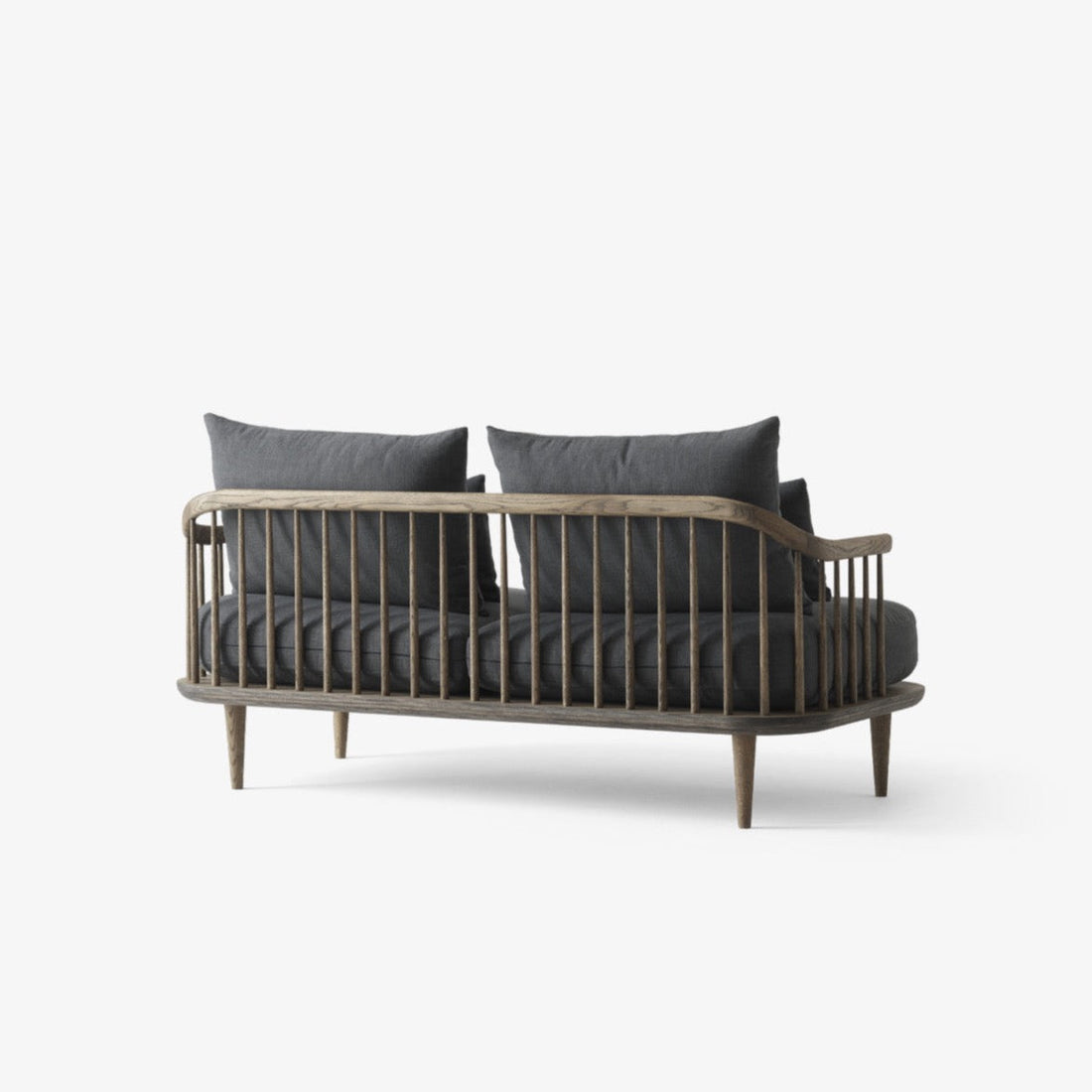 Canapé droit Fly 2 places en tissu par Space Copenhagen - &amp;Tradition-The Woods Gallery