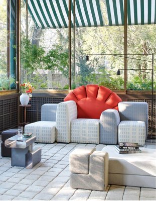 Canapé trois places TRAMONTO A NEW YORK de Gaetano Pesce - Cassina-The Woods Gallery