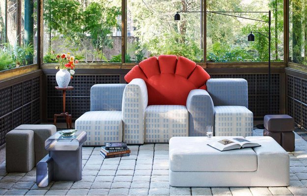 Canapé trois places TRAMONTO A NEW YORK de Gaetano Pesce - Cassina-The Woods Gallery