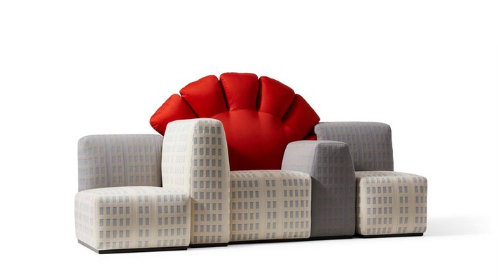 Canapé trois places TRAMONTO A NEW YORK de Gaetano Pesce - Cassina-The Woods Gallery