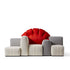 Canapé trois places TRAMONTO A NEW YORK de Gaetano Pesce - Cassina-The Woods Gallery