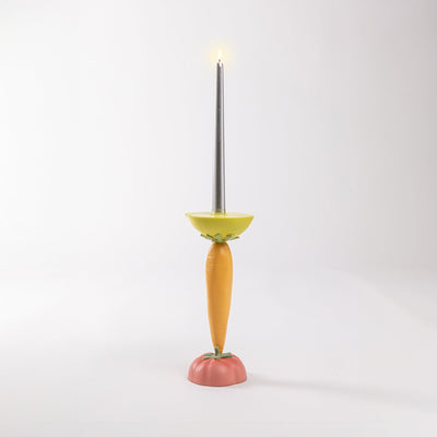 Bougeoir Vitamin Carrot de Marcantonio - Seletti-vue 1-The Woods Gallery