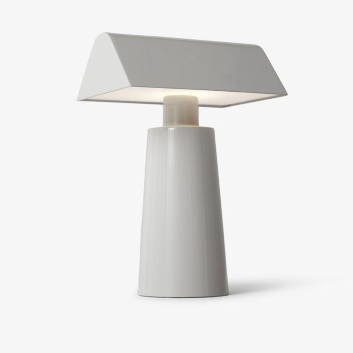 Caret MF1 - Lampe de table sans fil par Matteo Fogale - &Tradition-Gris soie-The Woods Gallery