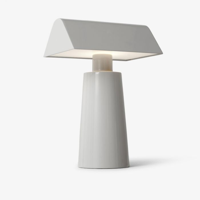 Caret MF1 - Lampe de table sans fil par Matteo Fogale - &amp;Tradition-Gris soie-The Woods Gallery