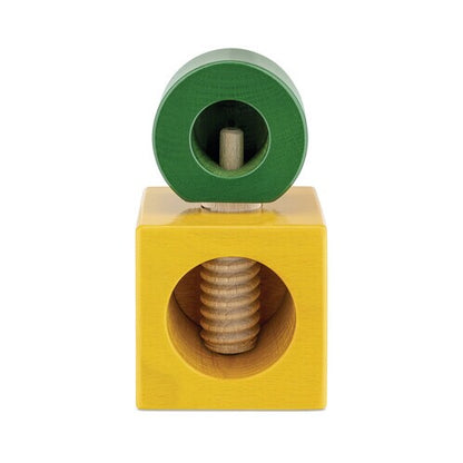 Casse-Noix Twergi par Ettore Sottsass - Alessi-Jaune-The Woods Gallery