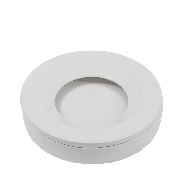 Cendrier Barbados par Angelo Mangiarotti - Danese Milano-Blanc M-The Woods Gallery