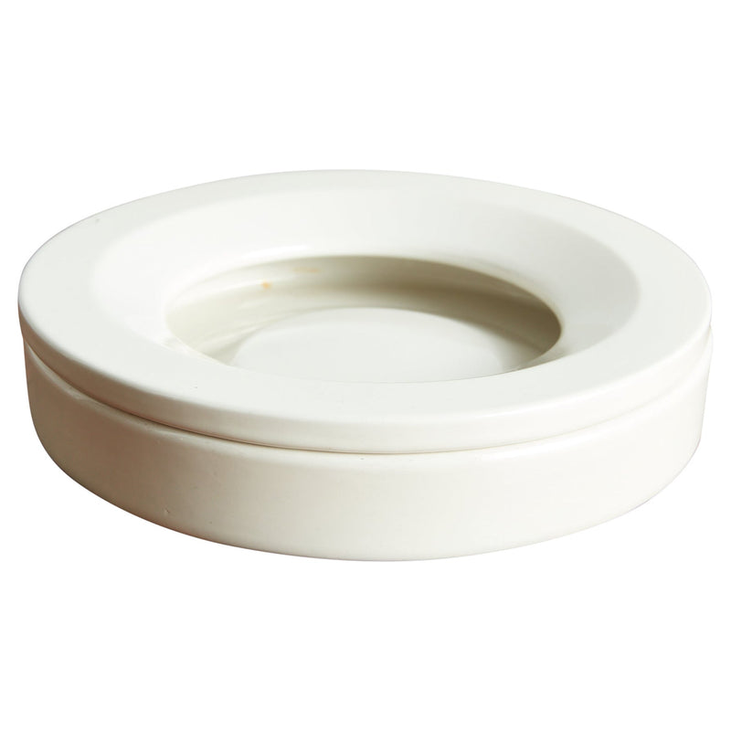 Cendrier Barbados par Angelo Mangiarotti - Danese Milano-Blanc M-The Woods Gallery