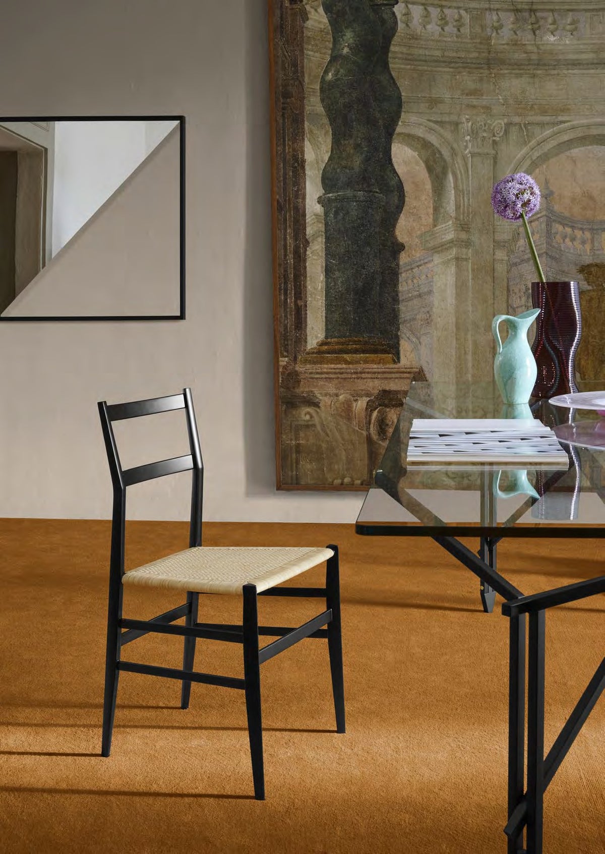 Chaise 699 Superleggera de Gio Ponti - Cassina-ambiance catalogue Cassina 2026 (vue 2)-The Woods Gallery