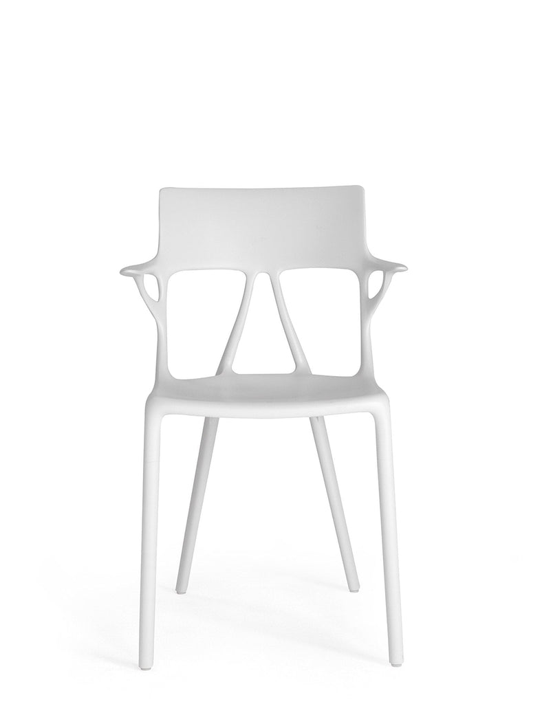 Chaise A.I de Philippe Starck - lot de 2- Kartell-blanc-The Woods Gallery