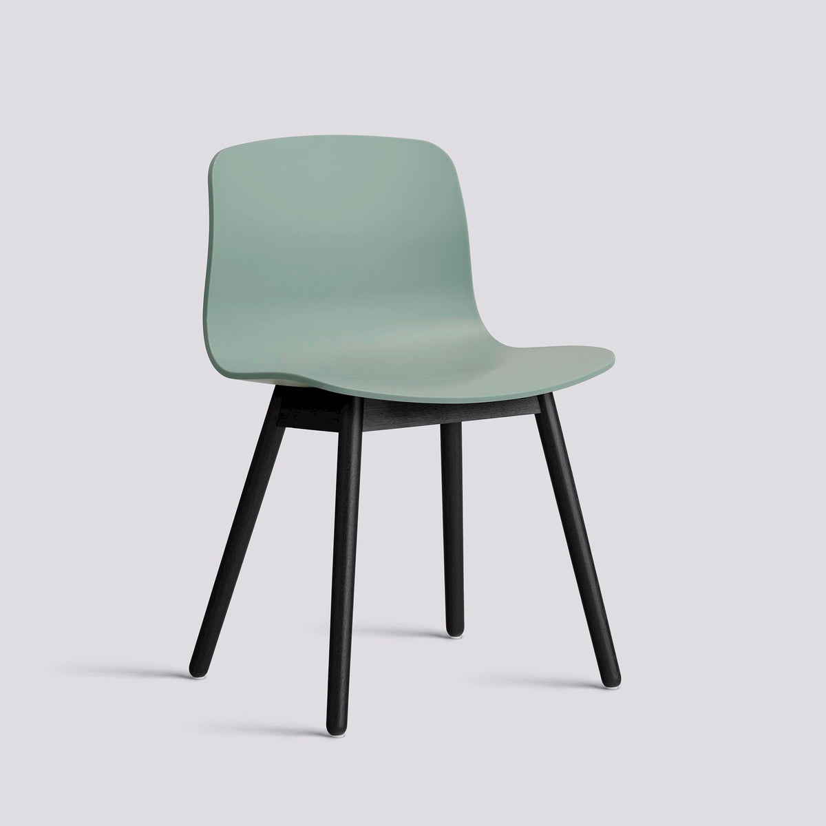 Chaise About A Chair AAC 12 de Hee Welling - Hay-Polypropylène recyclé Fall green, chêne massif laqué à l&