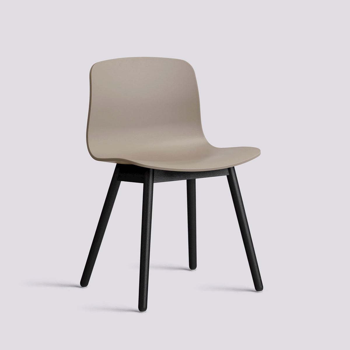 Chaise About A Chair AAC 12 de Hee Welling - Hay-Polypropylène recyclé Khaki, chêne massif laqué à l&