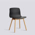 Chaise About A Chair AAC 12 de Hee Welling - Hay-Polypropylène recyclé noir, chêne massif laqué à l&