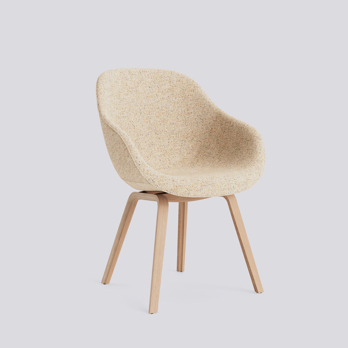 Chaise About A Chair AAC 123 de Hee Welling - Hay-Garnissage intégral Bolgheri LGG60, placage de chêne laqué à l&