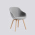 Chaise About A Chair AAC 123 de Hee Welling - Hay-Garnissage intégral Hallingdal 130, placage de chêne laqué à l&
