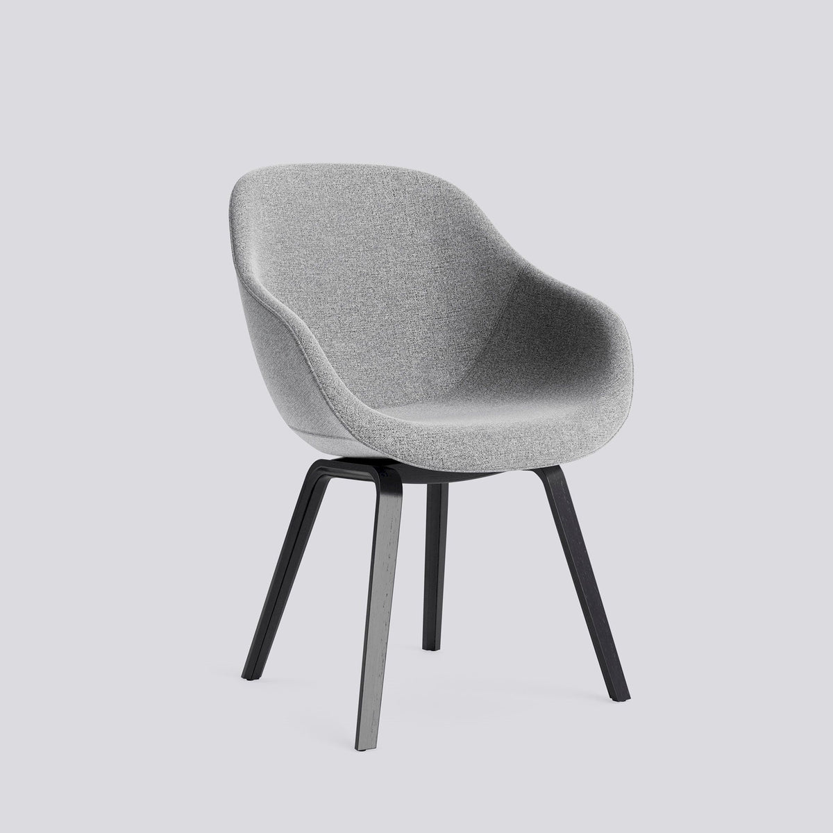 Chaise About A Chair AAC 123 de Hee Welling - Hay-Garnissage intégral Hallingdal 130, placage de chêne laqué à l&