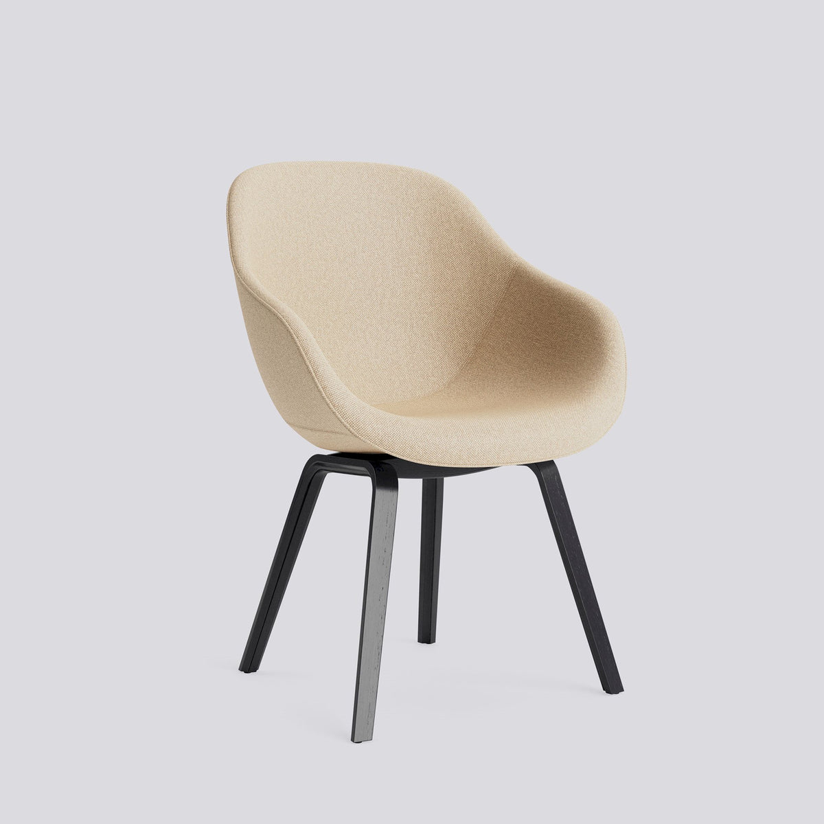 Chaise About A Chair AAC 123 de Hee Welling - Hay-Garnissage intégral Hallingdal 220, placage de chêne laqué à l&