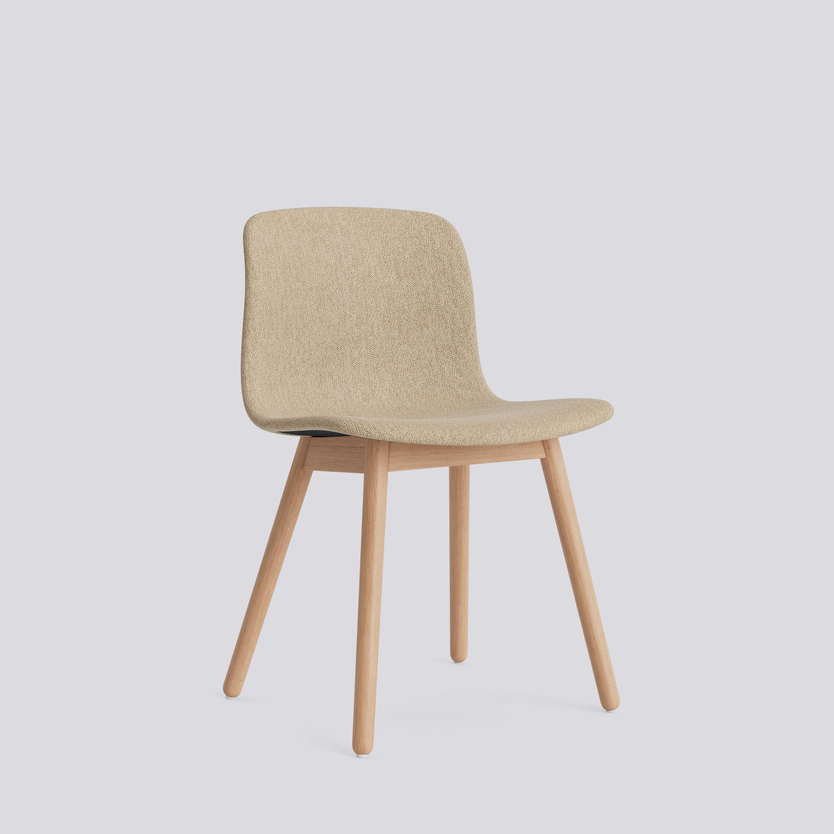 Chaise About A Chair AAC 13 de Hee Welling - Hay-Garnissage intégral Turf Sand, chêne massif laqué à l&