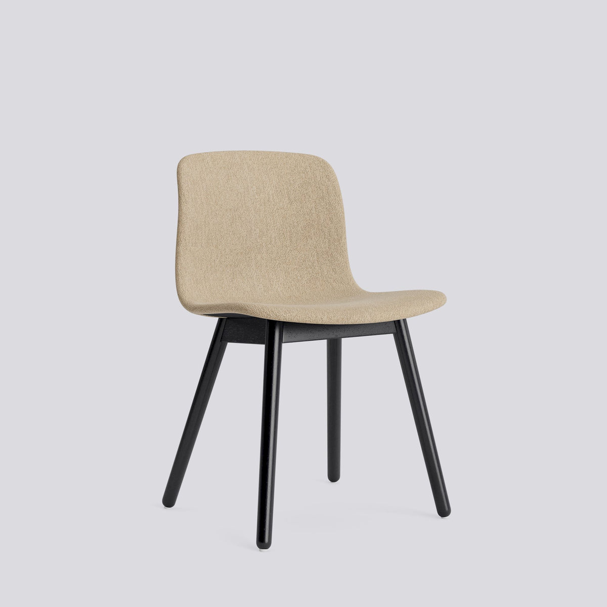 Chaise About A Chair AAC 13 de Hee Welling - Hay-Garnissage intégral Turf Sand, chêne massif laqué à l&