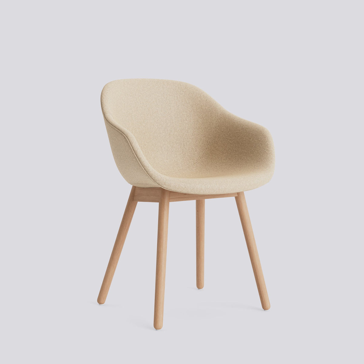 Chaise About A Chair AAC 213 de Hee Welling - Hay-Garnissage intégral Hallingdal 220, chêne massif laqué à l&