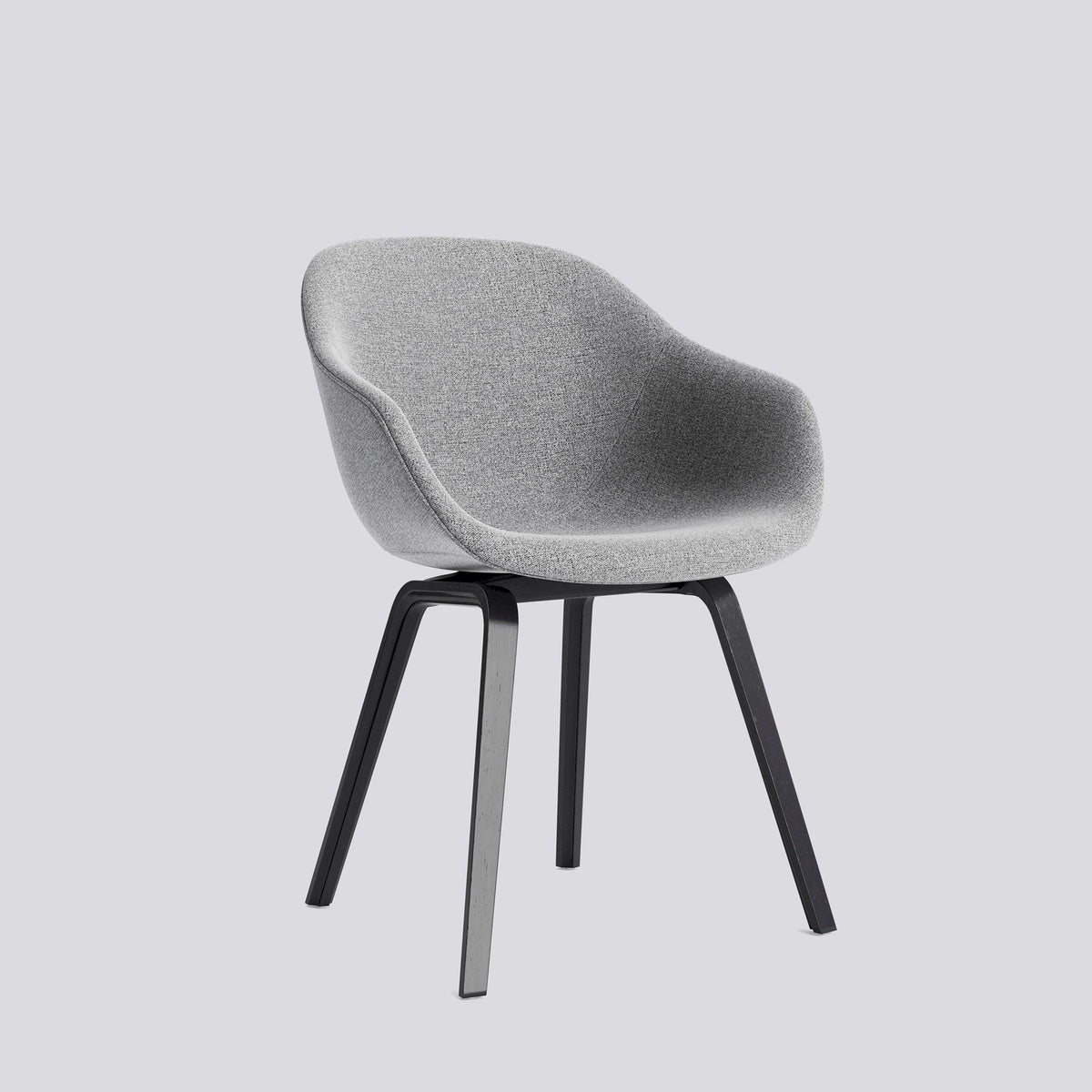 Chaise About A Chair AAC 223 de Hee Welling - Hay-Garnissage intégral Hallingdal 130, placage de chêne laqué à l&