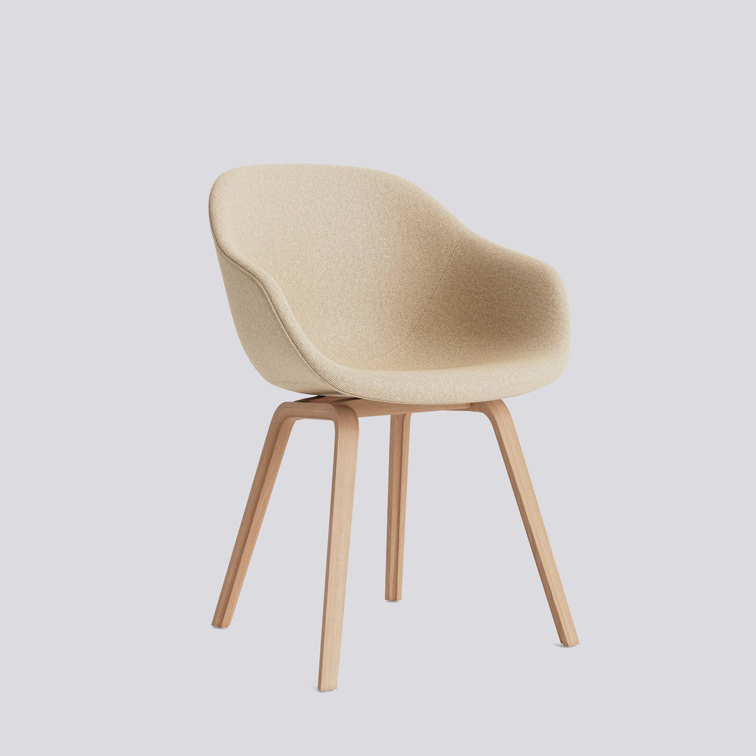 Chaise About A Chair AAC 223 de Hee Welling - Hay-Garnissage intégral Hallingdal 220, placage de chêne laqué à l&